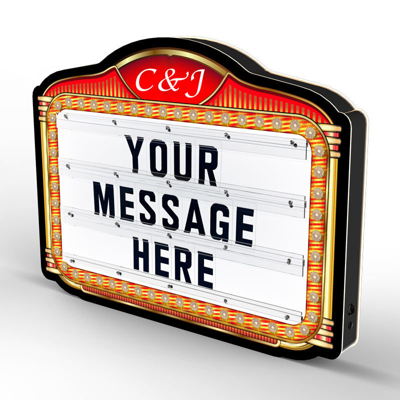 Wedding Party Sign with a Custom Message