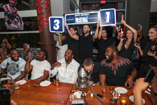 Meek Mill celebrates his birthday at KOMODO restaurant