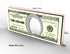 Benjamin 100 Dollar Bill Bottle Service Sign Presenter