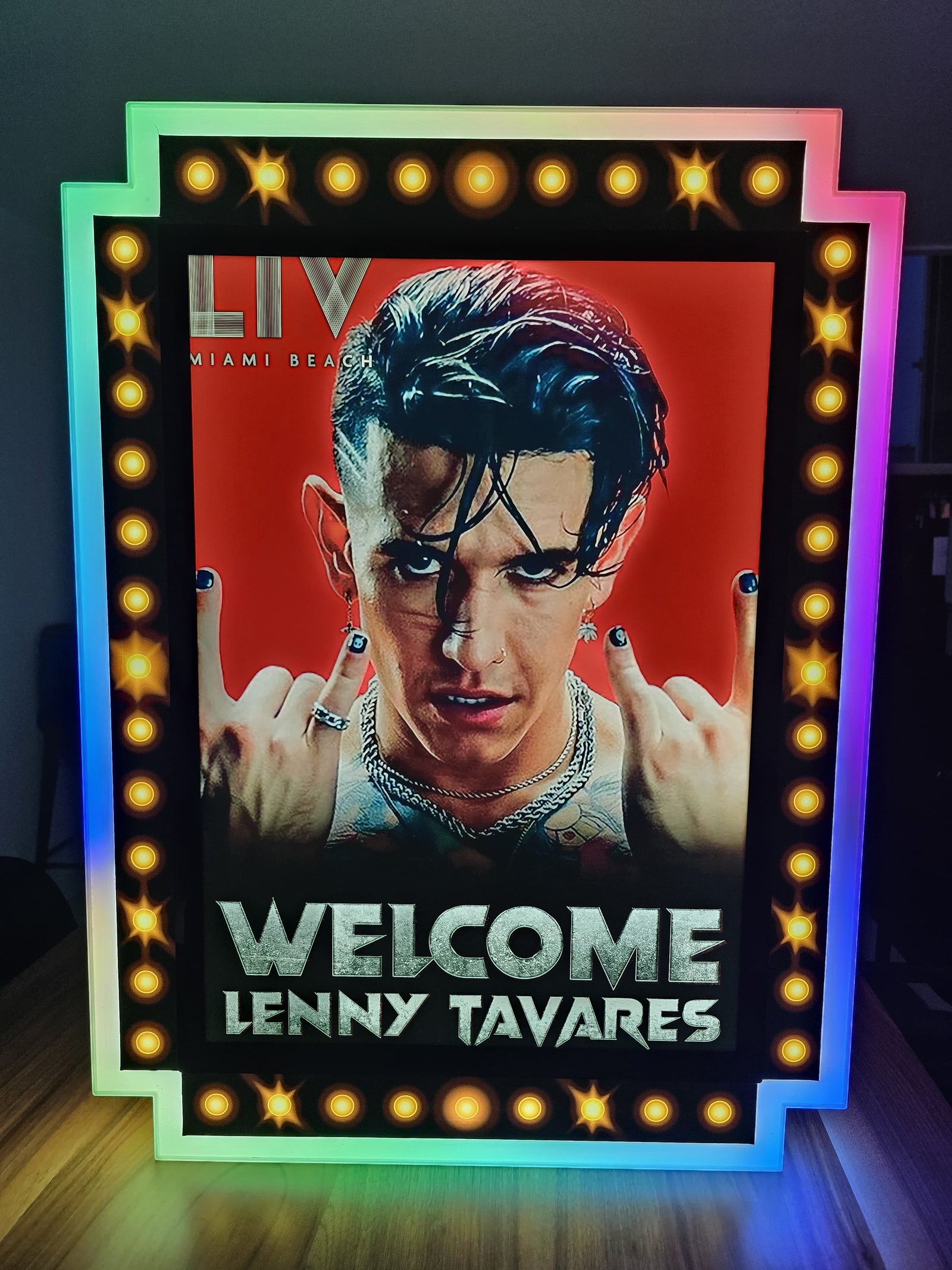 LED Backlit Poster Board with Interchangeable Graphics