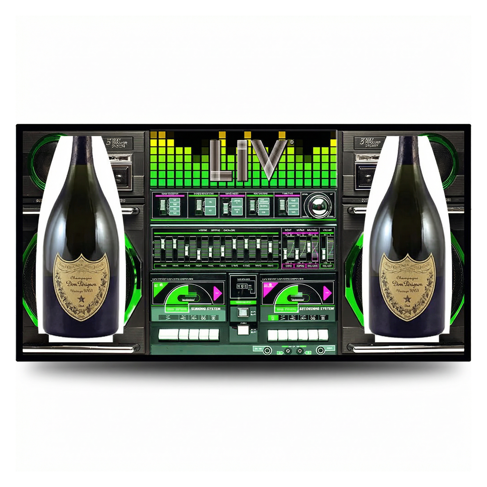 Boombox Bottle Presenter Glorifier