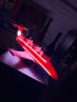 3D Neon LED Airplane Jet Bottle & Shot Tray