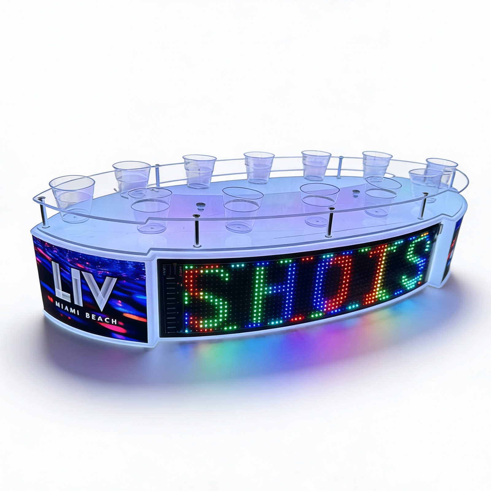 LED Digital Shot Tray Presenter