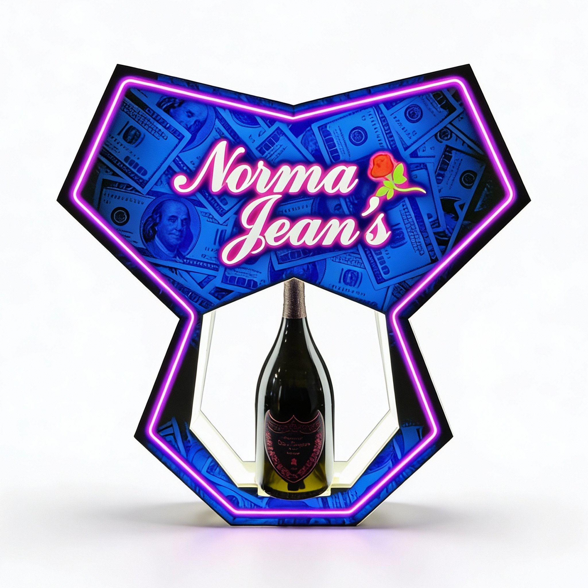 Nexus Bottle Service Sign