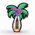 Palm Tree LED Bottle Presenter