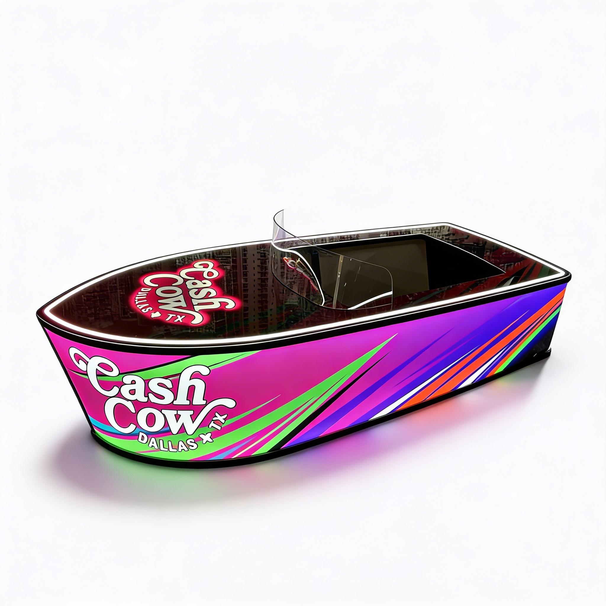 Ride-On Boat Bottle Presenter