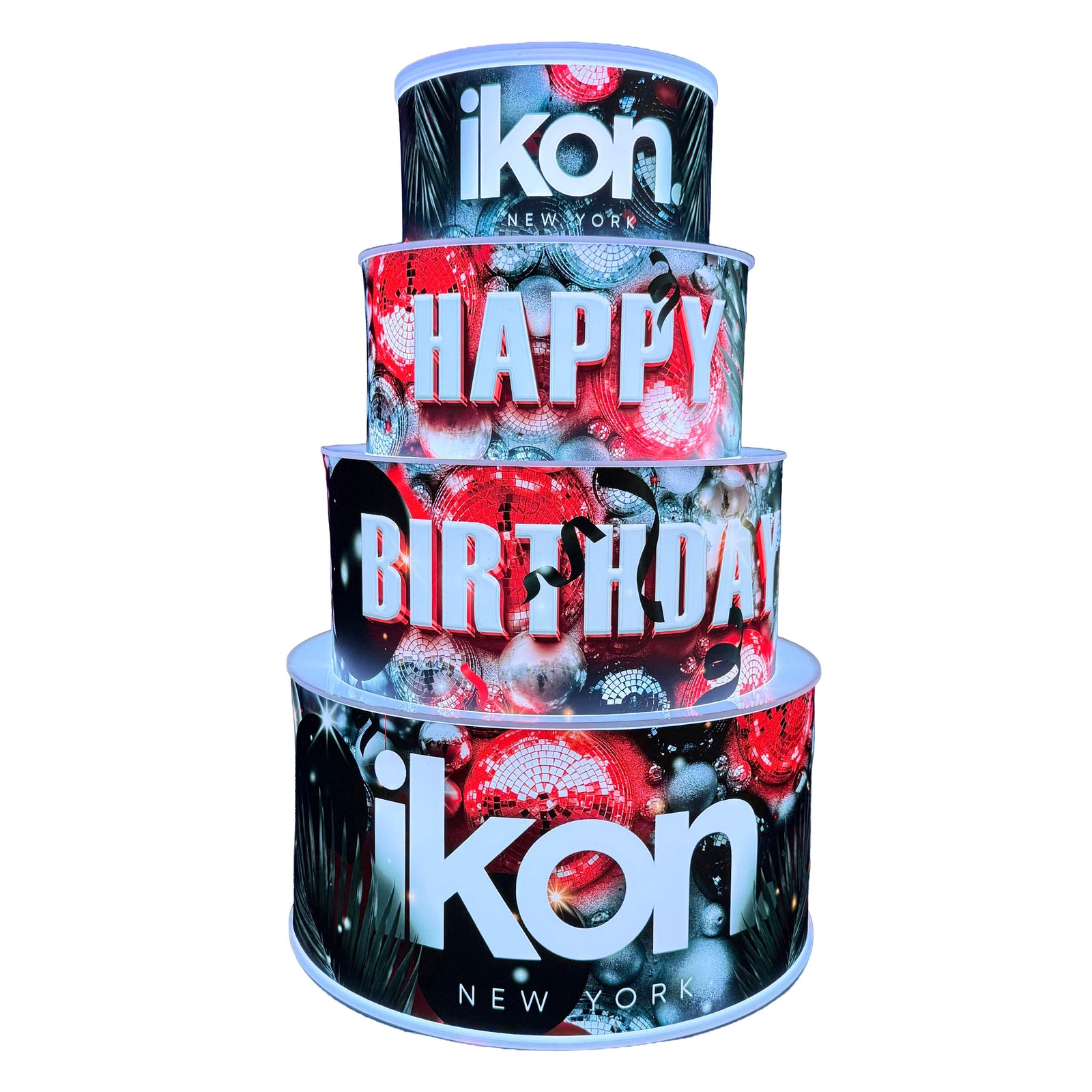 Signature 4-Tier LED Illuminated Cake