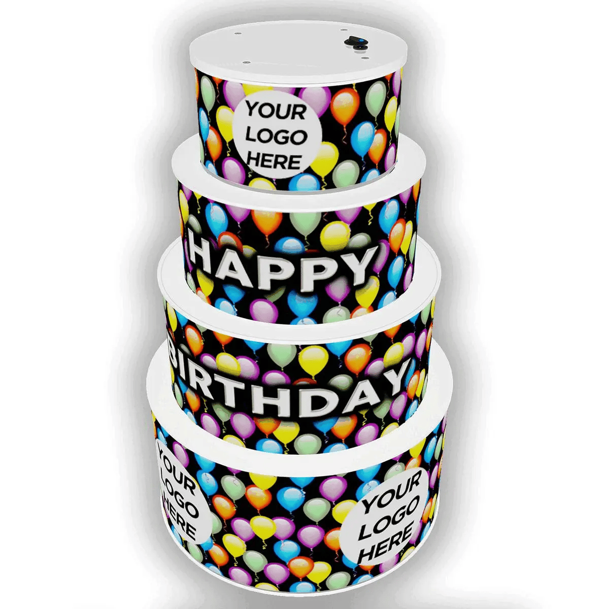 Signature 4-Tier LED Illuminated Cake