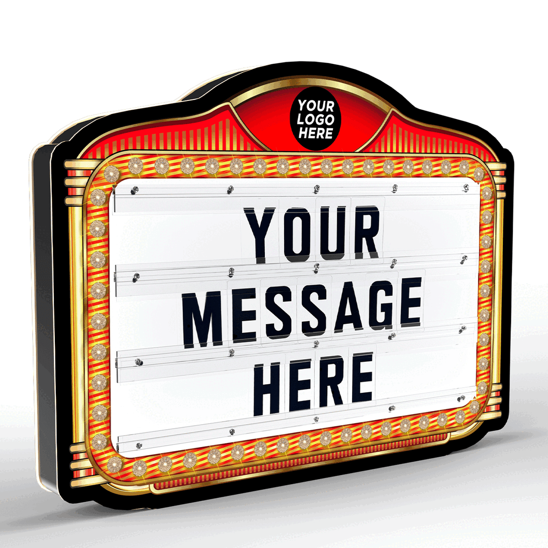 Classic Marquee Light Up LED Message Board Letter Sign