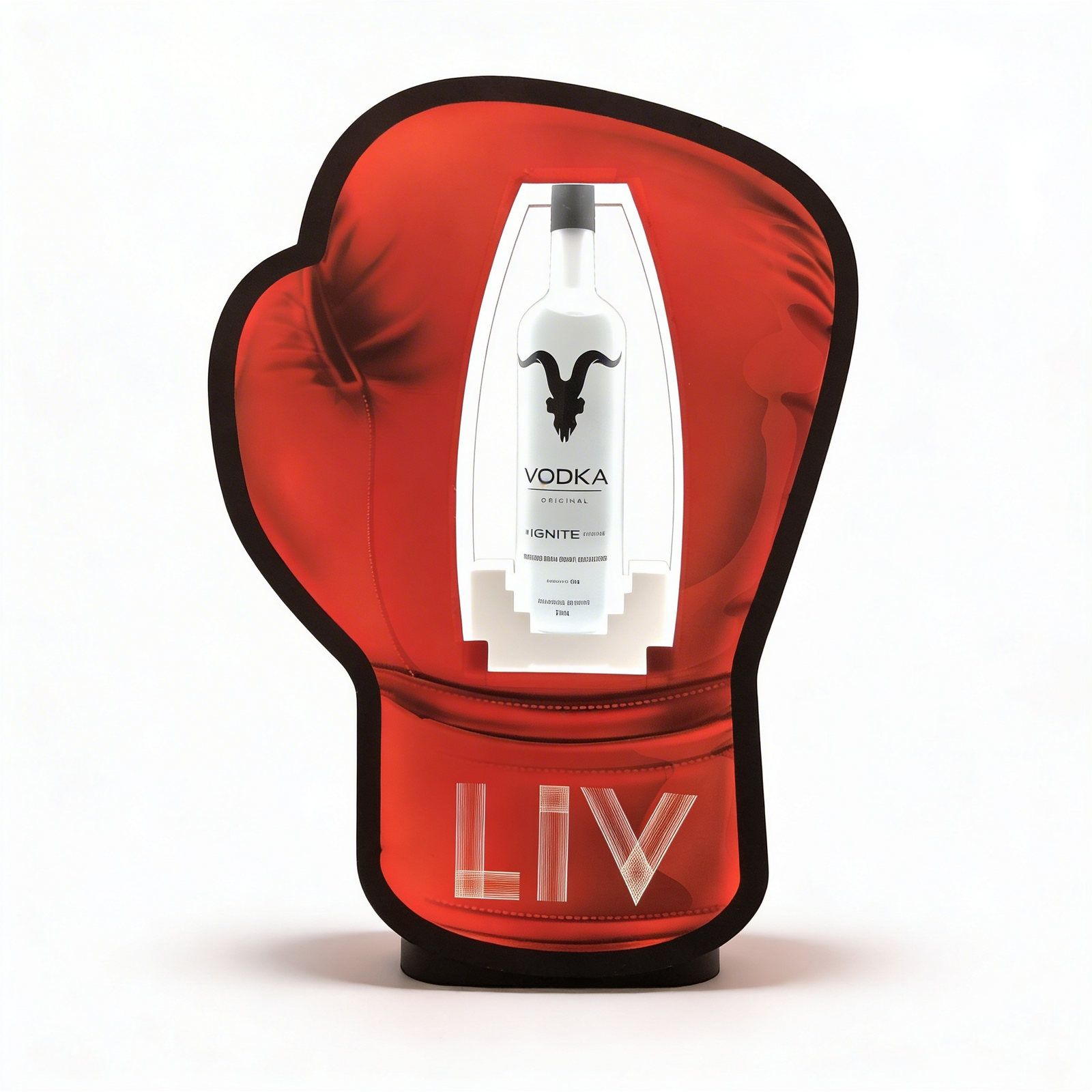 Boxing Glove Bottle Presenter