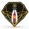 Diamond Shaped Bottle Service Sign Presenter Glorifier
