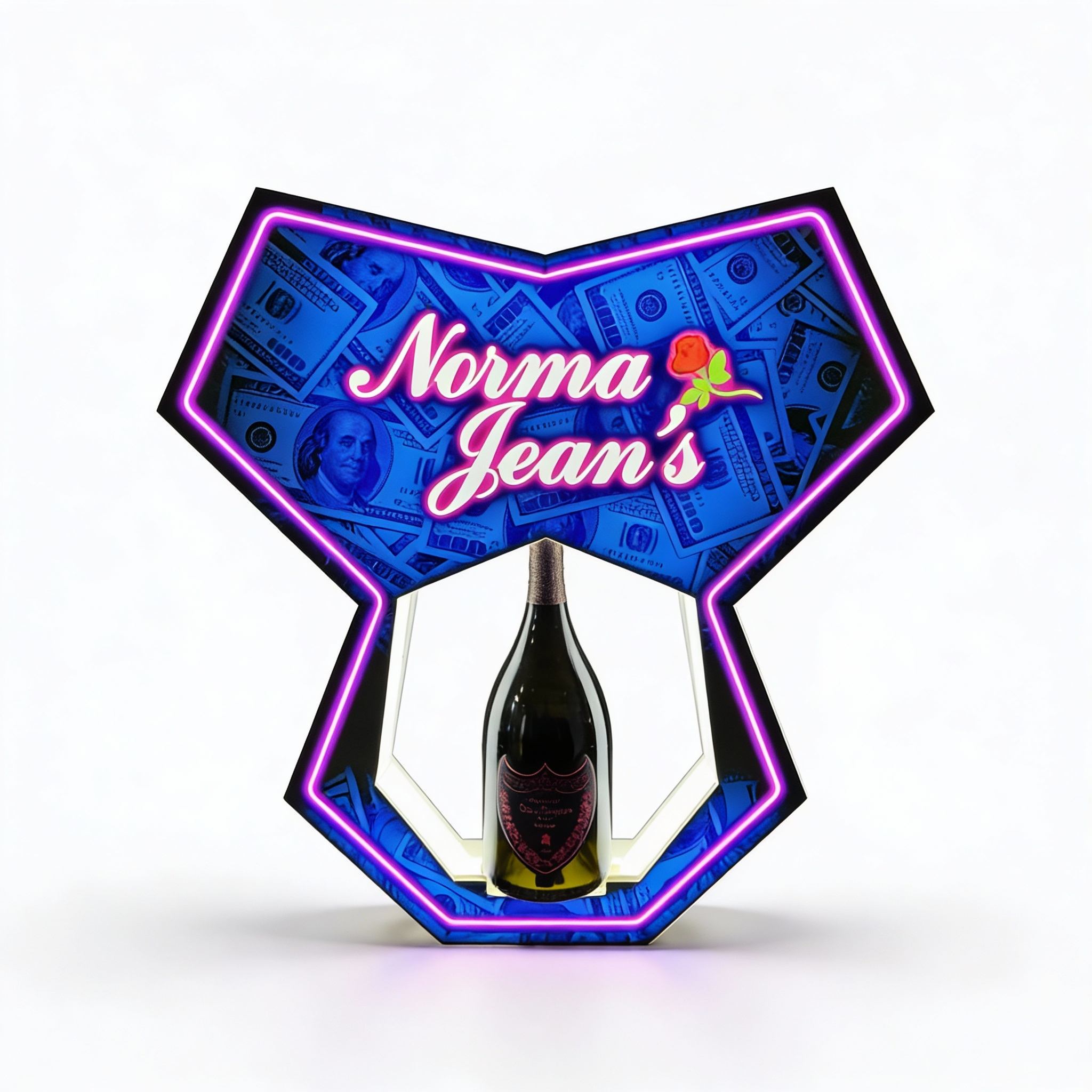 Nexus Bottle Service Sign