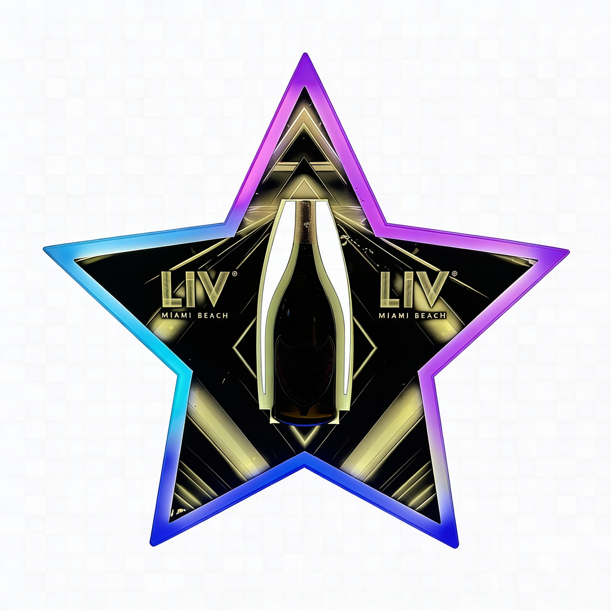 Star Bottle Presenter Glorifier