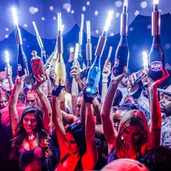 LED Champagne Bottle Service Sparklers