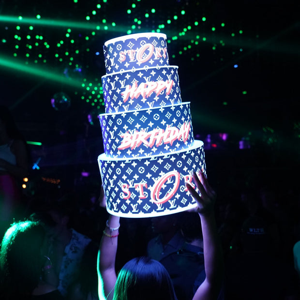 Custom Light Up LED Cake